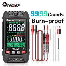 AV TOOLTOP ET8135 Multimeter met kleuren LCD display 9999 Counts True RMS Auto Range Voltage Current Resistance Diode Ca