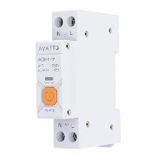 AVATTO Tuya WiFi Slimme Aardlekschakelaar met Metering 63A 1P Slimme Levens App Timer Module Ondersteunt Alexa Google Ho