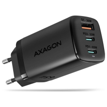 AXAGON USB oplader 65 W USB C, USB A USB PD 3.0, QC 4+, QC 2.0, QC 3.0 Zwart Mobiel USB Power Delivery (USB PD)