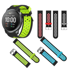 Bakeey 22 mm universele horlogeband Tweekleurige horlogeband voor Haylou Solar / Huawei Watch GT / Xiaomi horlogekleur /