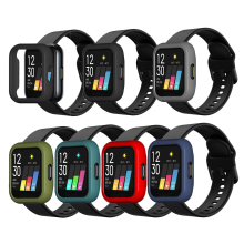 Bakeey Colorful Anti kras schokbestendige pc horlogekast voor Realme Watch