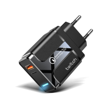 Bakeey Twitch Type C USB Lader 36 W QC3.0 PD Snel Opladen Voor iPhone XS 11Pro Huawei P30 Pro Mate 30 Mi10 5G