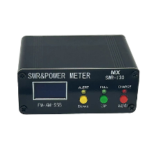 Banggood 1,8MHz 50MHz 0,5W 120W Korte Golf SWR  en Vermogenswattmeter Type C laadinterface met schakelbaar Chinees/Engels menu