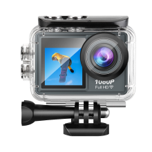 Banggood 1080P Action Camera with 2.0Inch Display Dual Colorful Screen 140° Wide Angle IP68 30m Waterproof Sport Camera with Wifi