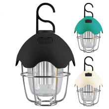 Banggood 1200 Mah Type C Oplaadbare Led Camping Licht Multifunctionele Draagbare Tent Licht Met Haak Retro Ambient Lamp Stall zak