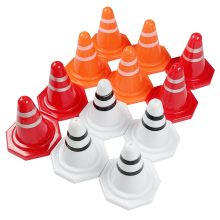 Banggood 12PCS RBR/C Wegkegel Indicator Straatnaambord Decoratieonderdelen voor Drift SG 1603 1604 1605 EACHINE EAT15 EC35 1/14 1
