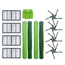 Banggood 13 stks Vervangingen voor iRobot S9 Stofzuiger Onderdelen Accessoires Hoofdborstels * 4 Zijborstels * 4 HEPA filters * 4
