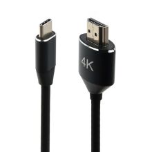 Banggood 2m USB3.1 HDMI compatibele 4K Type C naar HDMI HD videokabeladapter voor Huawei MacBook Pro USB C kabel