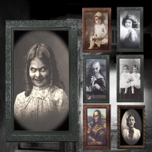 Banggood 3D Ghost Foto Frame Halloween Horror Foto's Frames Veranderend Gezicht Geest Halloween Feest Decoratie Decoratie Rekwisi