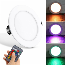 Banggood 5W RGB Downlight KTV Colorful Licht 16 Kleur Veranderend Licht Woonkamer Downlight Spotlight Afstandsbediening