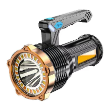 Banggood 800LM LED+COB Handheld Zaklamp Type C USB Oplaadbaar Triple Lichtbron LED Zoeklicht Waterdicht Vloedlicht Sterke Schijnw