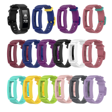 Banggood Bakeey Colorful Horlogeband met beschermhoes voor Fitbit Ace 2 Inspire HR Smart Watch