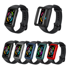 Banggood Bakeey Meerkleurige pc horlogekast Horlogebeschermer voor Honor Band 6