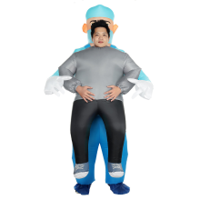 Banggood Halloween Arts Holding Mensen Opblaasbare Kleding Stage Performance Opblaasbare Kleding Duivel Grappige Walking Prop Kle