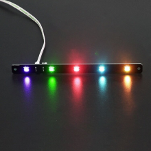 Banggood Programmeerbare RGB lichtstrip uitbreidingskaart Colorful LED module ondersteunt cascading Colorful Driekleurige lichtst