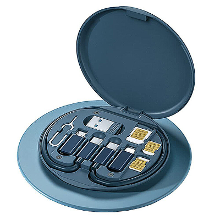 Banggood RC 190 60W Mini Datakabel opslagset doos Type C naar Type C Kabel met USB/Android/iP Converter Poort Mobiele Telefoon Ho