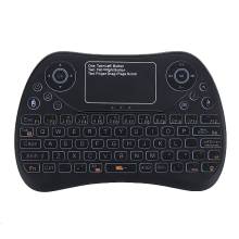 Banggood S913 2.4G Draadloze Colorful Backlit Engels Mini Touchpad Toetsenbord Air Mouse Airmouse voor TV Box PC Smart TV