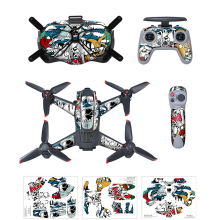 Banggood Sunnylife Colorful Sticker voor DJI FPV Drone Goggles Bril V2 Afstandsbediening Zender Rocker