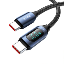 Banggood Toocki PD100W Type C naar Type C kabel snel opladen datatransmissie vertind koperen kernlijn 1M/2M lang voor Xiaomi Mi13