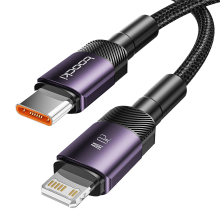 Banggood Toocki TQ X12 PD20W Type C voor bliksemkabel snel opladen datatransmissie dikke draadkernlijn 1M/2M lang voor iPhone 13