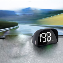 Banggood Universale Autonavigatie GPS HUD Digitaal Snelheidsmeter Display Wit Licht Plug and Play Groot Lettertype Auto elektroni