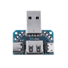 Banggood USB adapterbord man op vrouwelijke micro Type C 4P 2.54 Mm USB4 moduleconverter