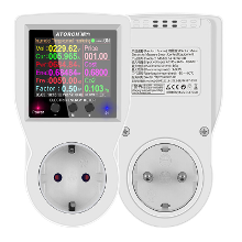 Banggood WIFI Digitale Wattmeter EU stekker 220V AC stroommeter Elektriciteitsverbruik Energiemeter Vermogen Kilowatt Wattage Ele