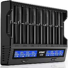 Banggood XTAR VC8 21700 18650 Intelligent Battery Charger Type C Fast Charging Smart Charger LCD Display Li ion IMR Ni MH Ni Cd A
