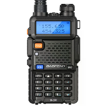 Baofeng M 5R 8W Ham Radio Lange Bereik Dual Band Tri Power VHF UHF 1.25M Luchtvaart AM FM Ontvanger Type C Opladen Walki