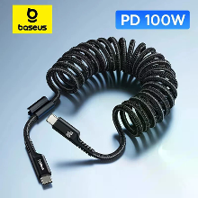 Baseus 100W Snelladende USB Type C Kabel Voor iPhone 15 USB C Naar Type C PD Oplaadkabel Voor iPad MacBook Pro