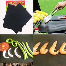 Bbq Grill Mats Ptfe Non Stick Surface Hot Plate Mat