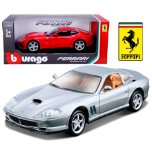 Bburago Ferrari 550 Maranello 1:24 Grijs Metalic