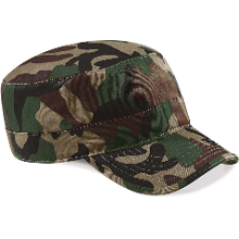 Beechfield army camouflage baseballcap   groen   leger   outdoor   katoen   volwasenen