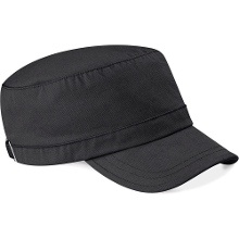 Beechfield army pet   zwart   volwassenen   katoen   gespsluiting   army cap