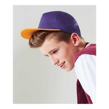 Beechfield baseball cap Retro Colours   voor kinderen   klemsluiting   100% katoen