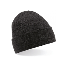Beechfield Beanie Thinsulate Wintermuts   100% acryl wol   Antraciet   dames en heren