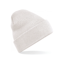 Beechfield Beanie Wintermuts   100% soft Acryl   beige   Super soft   Brede omslag band   dames/ her