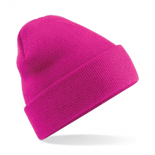 Beechfield Beanie Wintermuts   roze   acryl   volwassenen