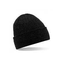 Beechfield Beanie Wintermuts   zwart   volwassenen   dames/ heren   warme muts