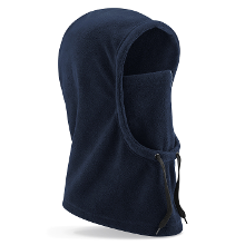 Beechfield Bivak muts / balaclava   Wintermuts   navy blauw   100% fleece polyester   windvanger