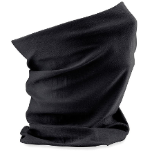 Beechfield Hoofdband   zwart   colsjaal   haarband   voor kinderen   polyester