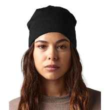 Beechfield Wintermuts Beanie Malmo   zwart   heren/dames   merino wol