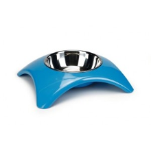 Beeztees Melamine Voerbak Yuko Voor Kat En Hond Blauw (large 650656)
