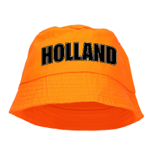 Bellatio Decorations Holland supporter visserspetje / zonnehoedje oranje voor Koningsdag en EK / WK fans