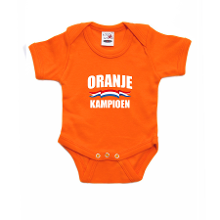 Bellatio Decorations Oranje kampioen romper voor babys Holland / Nederland supporter