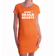 Bellatio Decorations Oranje koorts Koningsdag / oranje supporter jurkje oranje dames