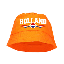 Bellatio Decorations Oranje supporter / Koningsdag vissershoedje Holland voor EK/ WK fans