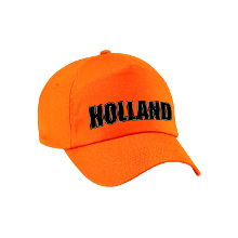 Bellatio Decorations Oranje supporter pet / cap Holland fan voor het EK / WK voor kinderen