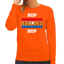 Bellatio Decorations Oranje sweater / trui Holland / Nederland supporter hup Holland hup EK/ WK voor dames