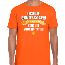 Bellatio Decorations Oranje t shirt de enige echte bondscoach Holland / Nederland supporter voor heren tijdens EK/ WK